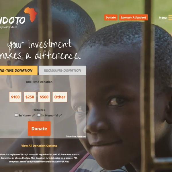 Ndoto - Donate Page
